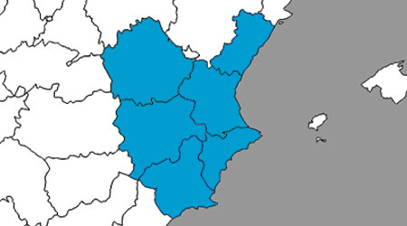 Comunidad Valenciana, Murcia y Albacete