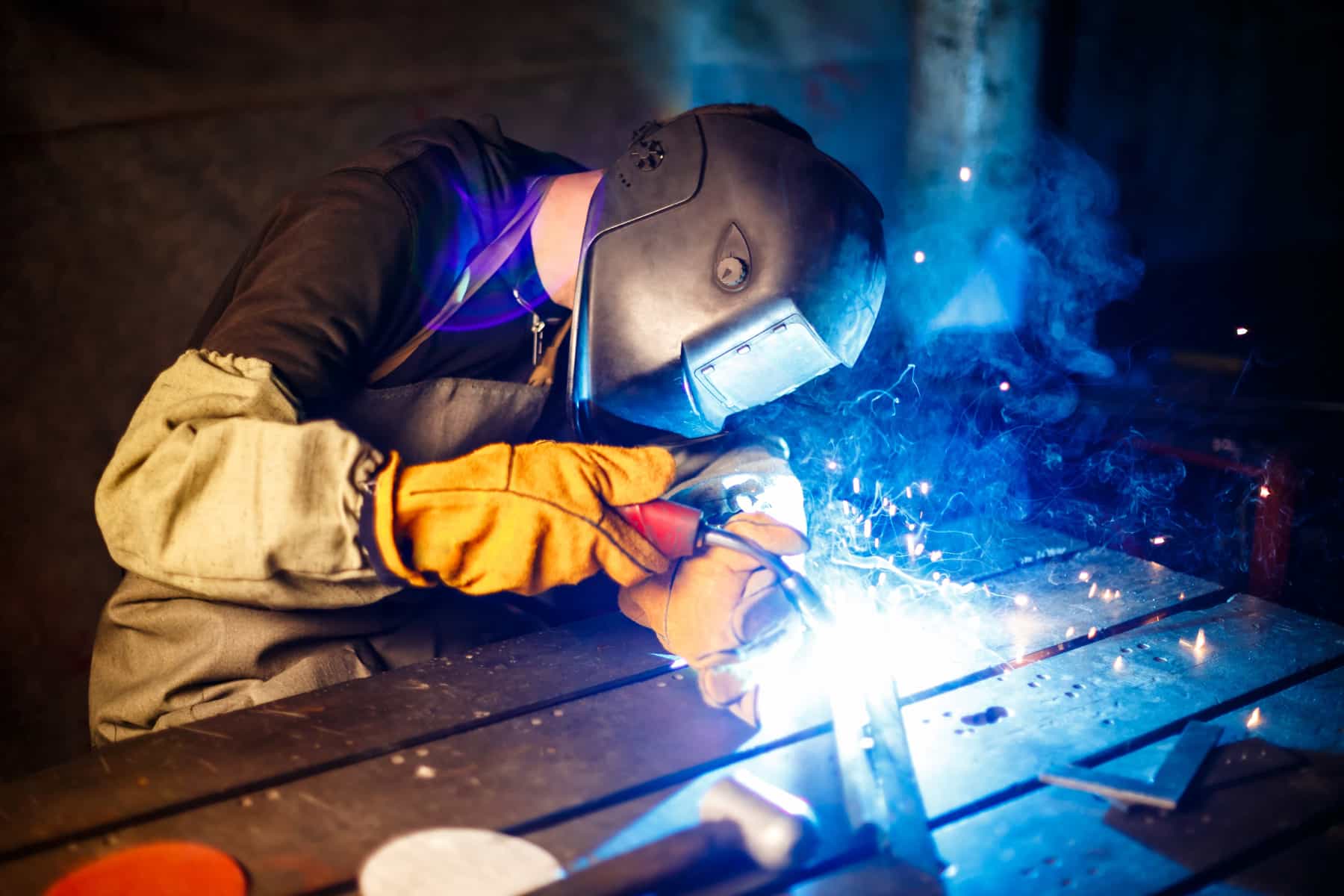 Trabajos de soldadura